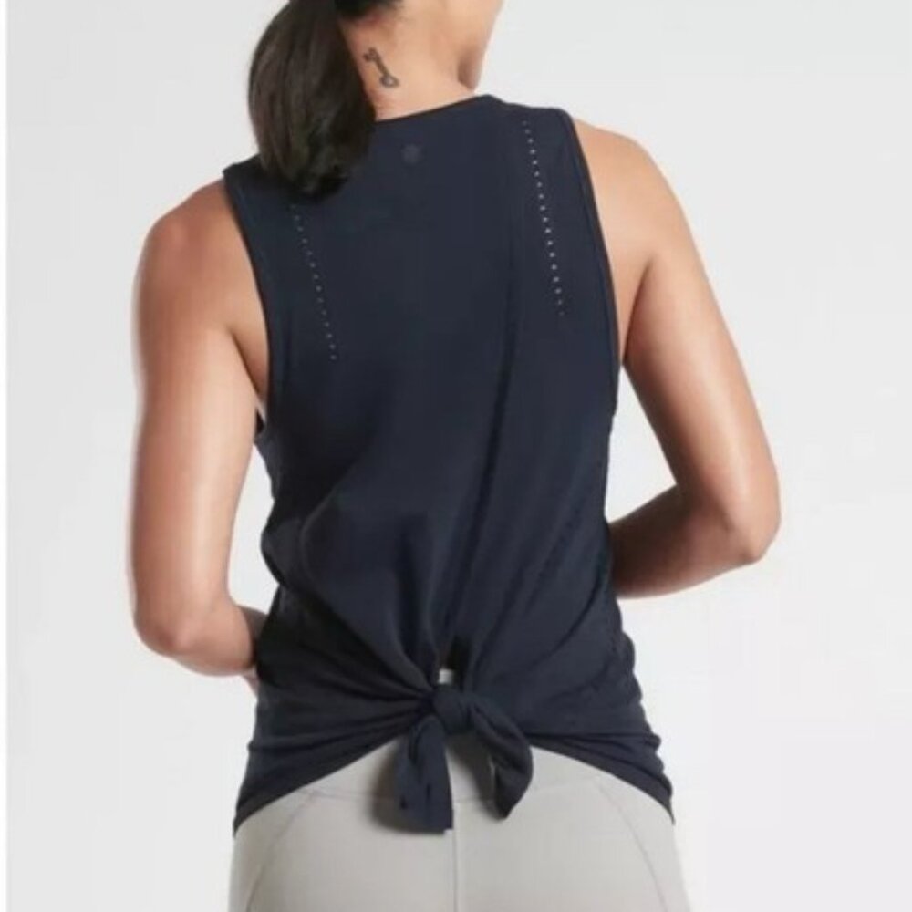 Athleta Navy Blue Foothill Tank Size XS